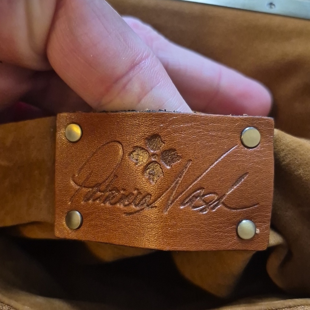 NWT Patricia Nash 10th Anniv. Frame Bag Birds of Paradise Koi Orange Satchel - Picture 6 of 9